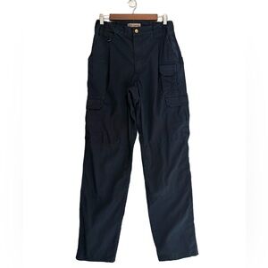 511 Tactical Pants Mens 32 X 36 Ripstop Cargo Navy Blue Utility Work Canvas